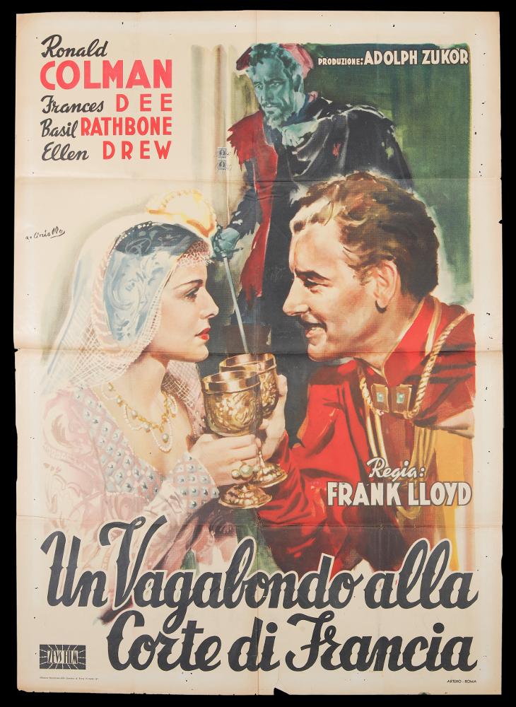  Averardo Ciriello (A. Ciriello), come si evince dalla firma in alto a destra. Il pittore sin dagli esordi mostrò un linguaggio elaborato e uno stile pittorico colto e maturo, sia nel ritratto che nelle scene narrative come si può ben notare in questo manifesto. Colpisce come a colori siano solo le figure femminili in primo e secondo piano, mentre i due uomini ritratti di profilo sono illuminati dall’esterno, dalla luce dello sfondo. Grande attenzione Ciriello riserva ai dettagli dei visi e delle espressioni di tutti i personaggi che rendono pienamente la drammaticità della trama. L'illustratore e vignettista italiano si ricorda come tra i più importanti disegnatori per manifesti del cinema italiano. Iniziò a lavorare come pubblicitario presso l’agenzia ‘Non plus ultra’...