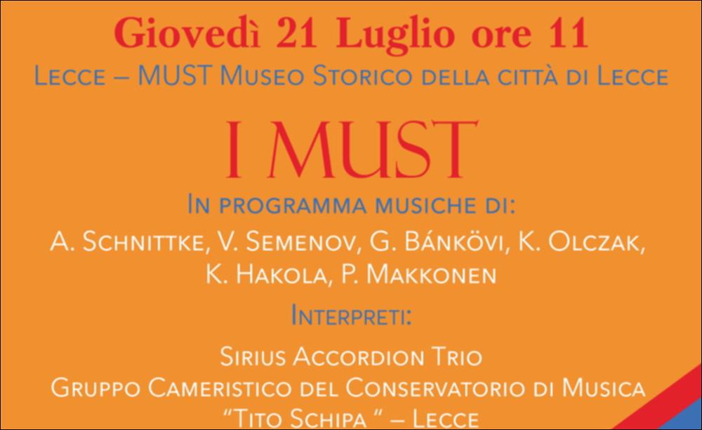 Per la VI Edizione del Festival Internazionale Di Musica Da Camera “Classiche Forme” diretto dalla pianista Beatrice Rana, l’Associazione Opera Prima ha presentato concerti e spettacoli musicali con giovani artisti di talento e solisti di fama internazionale. Il video propone il concerto dell’esibizione del Trio di fisarmonicisti Sirius Accordion del Gruppo Cameristico del Conservatorio di Musica “Tito Schipa” di Lecce, che si è tenuto presso il Museo Storico di Lecce in data 21 luglio 2022....