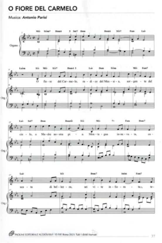 <div class="ql-editor"><div>Questo audio offre l’ascolto del brano “O Fiore del Carmelo”, con la musica di Antonio Parisi e il testo di Giuseppe Bozzi, suonato e cantato in occasione della festa Patronale della Madonna del Carmine a Noicattaro.</div><div>Questa festa, celebrata ogni anno il 16 luglio e nel fine settimana successivo, rappresenta uno degli appuntamenti più significativi per la comunità, sia dal punto di vista religioso sia culturale. È un momento di intensa partecipazione collettiva, che unisce devozione, tradizione e vita sociale.</div><div>Le giornate di festa sono scandite da tre solenni processioni, tra sabato, domenica e lunedì, durante le quali la statua della Madonna del Carmine viene portata per le vie del pae...